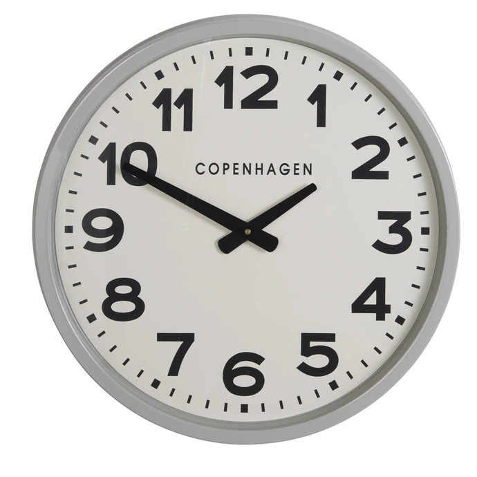 Ib Laursen / Nástěnné hodiny Copenhagen Grey 52cm