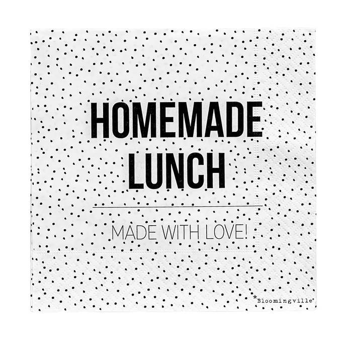 Bloomingville / Papírové ubrousky Homemade lunch