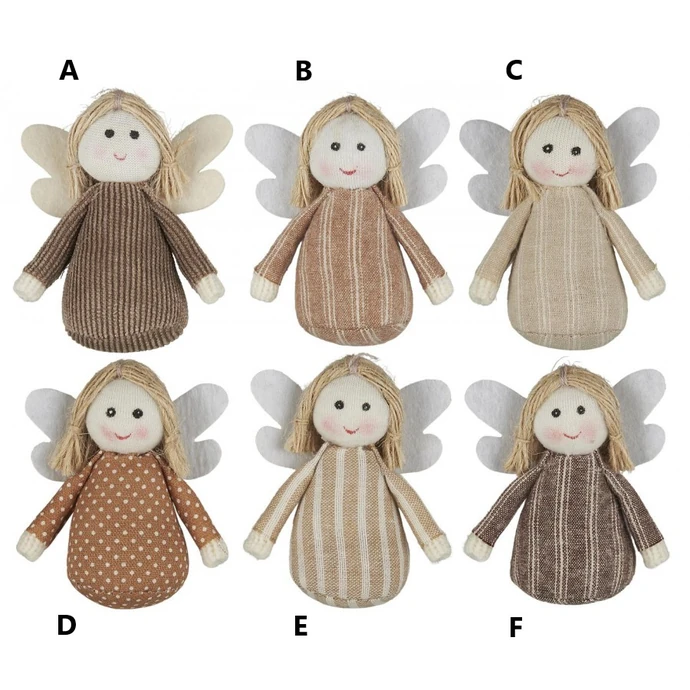 Ib Laursen / Látkový andílek My Nostalgic Christmas 7,5 cm