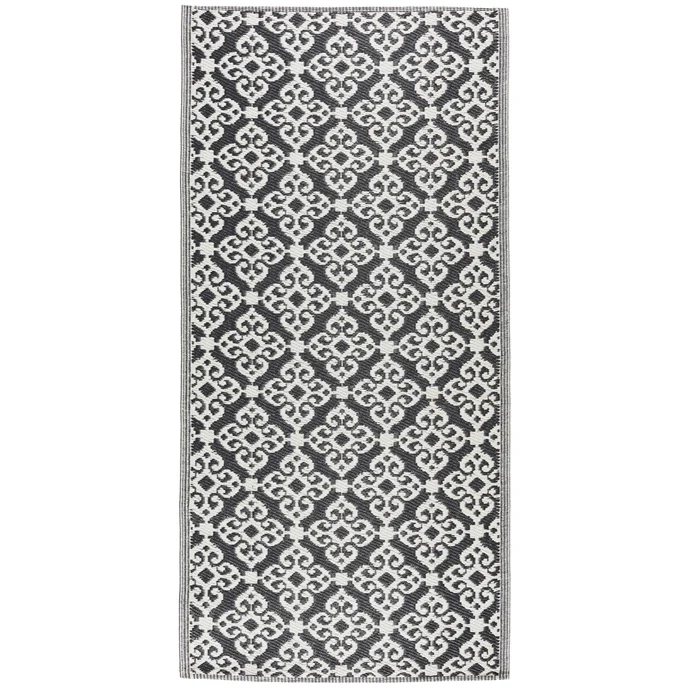 IB LAURSEN / Plastový koberec Recykled Black 90x180