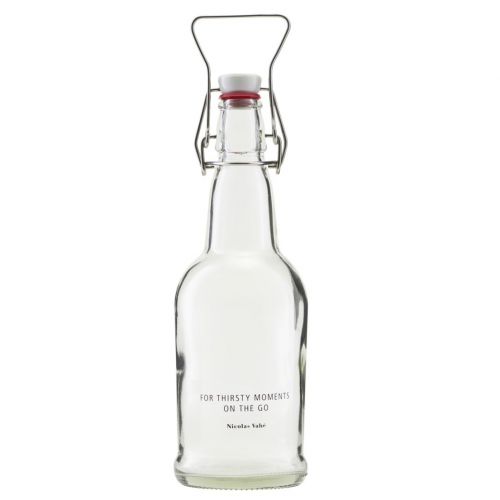 Nicolas Vahé / Skleněná lahev s klipem 480 ml - čirá