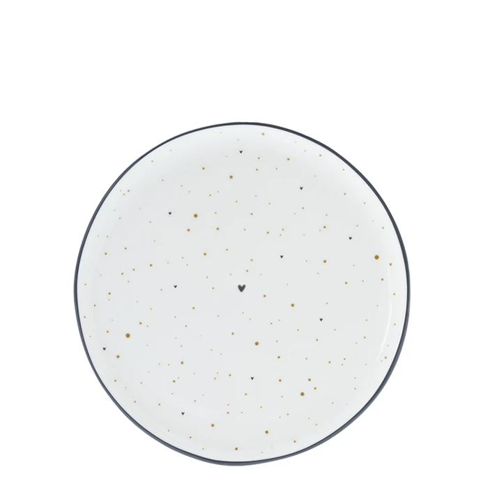 Bastion Collections / Keramický dezertní talíř Little Dots 19 cm