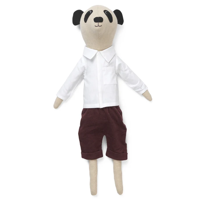 ferm LIVING / Textilná hračka Panda Teddy 50 cm