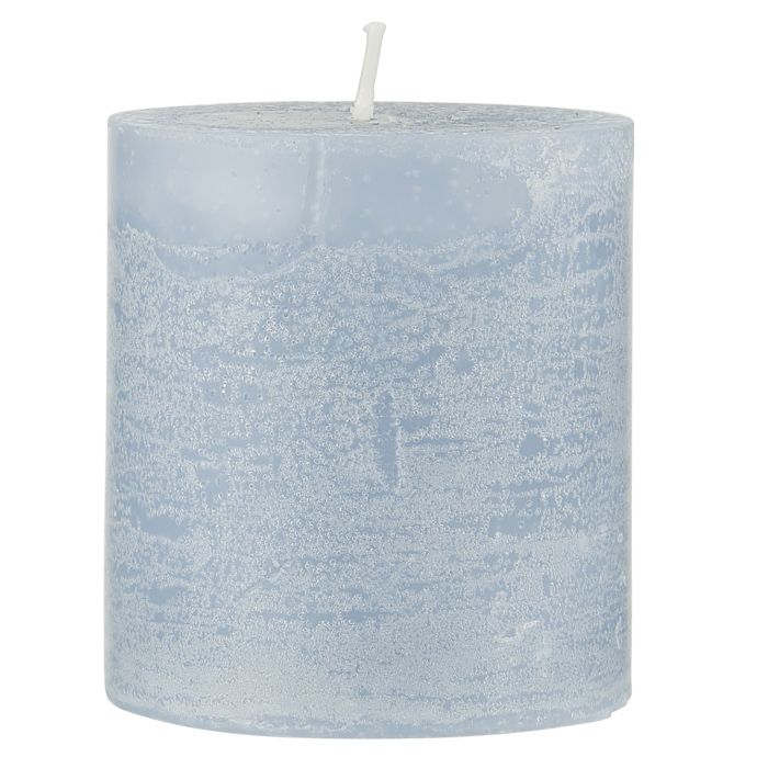 IB LAURSEN / Sviečka Rustic Candle Light Blue 7,5 cm