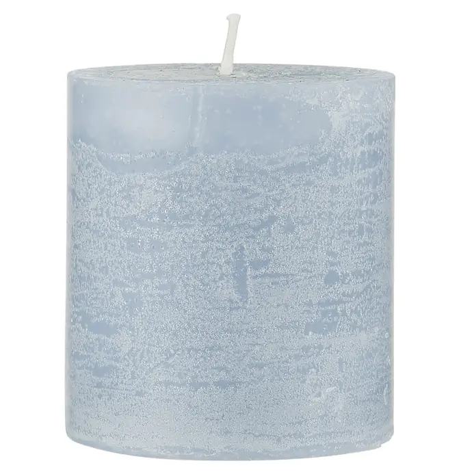 IB LAURSEN / Svíčka Rustic Candle Light Blue 7,5 cm