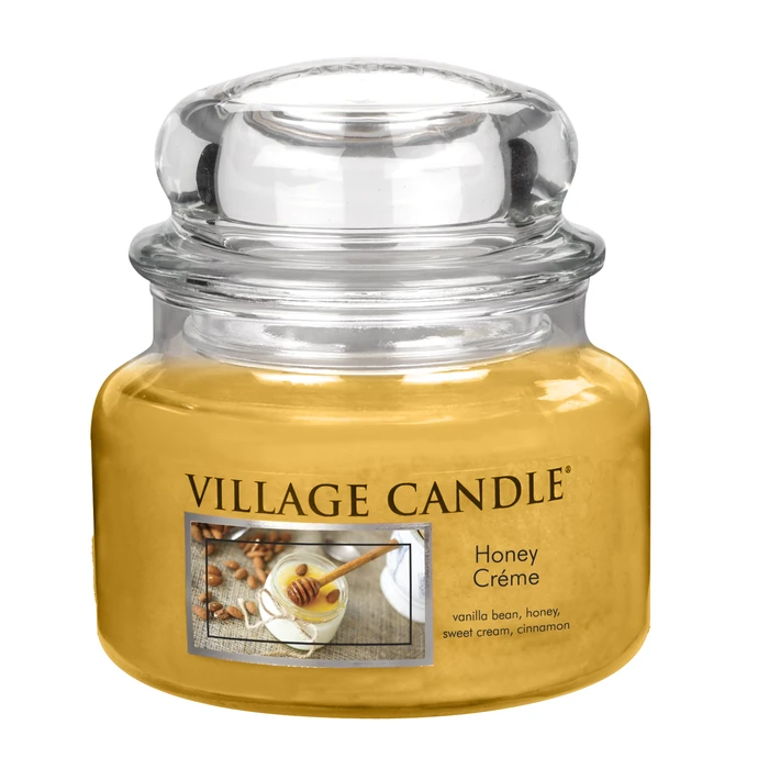 VILLAGE CANDLE / Sviečka v skle Honey Créme - malá