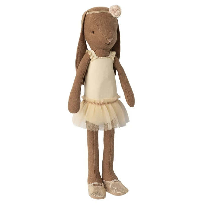 Maileg / Králíček Chocolate Brown Ballet Cream Size 2