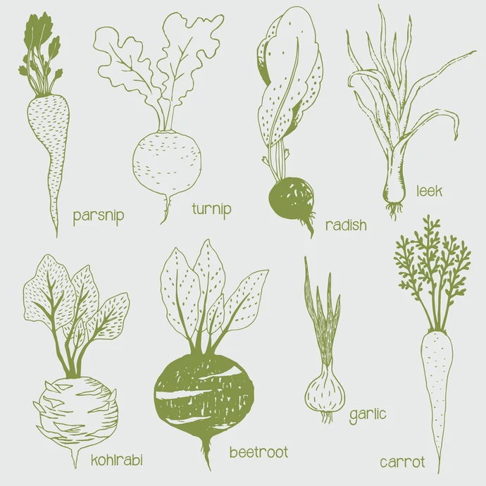 Ib Laursen / Papierové obrúsky Vegetables – 20 ks