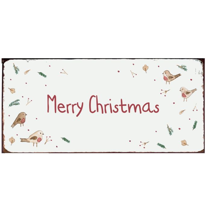 IB LAURSEN / Plechová ceduľa Merry Christmas