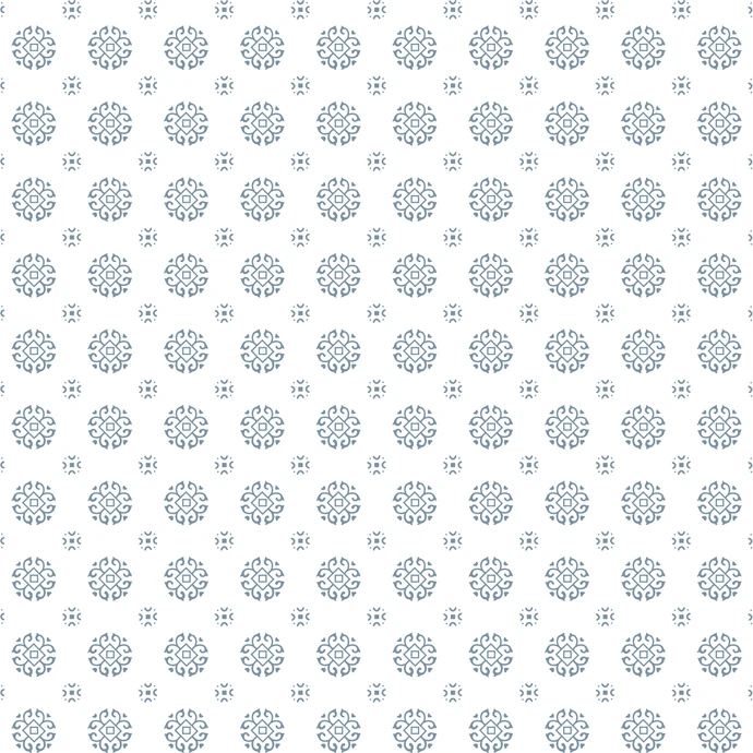 IB LAURSEN / Balicí papír Circle white/blue - 10m