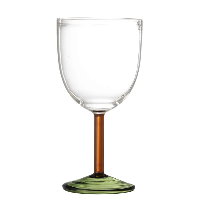 Bloomingville / Sklenice na víno Martine Green Glass 220 ml