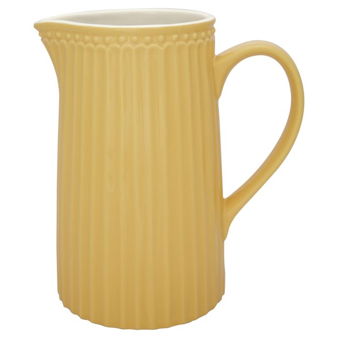 GREEN GATE / Porcelánový džbán Alice Honey Mustard 1 l