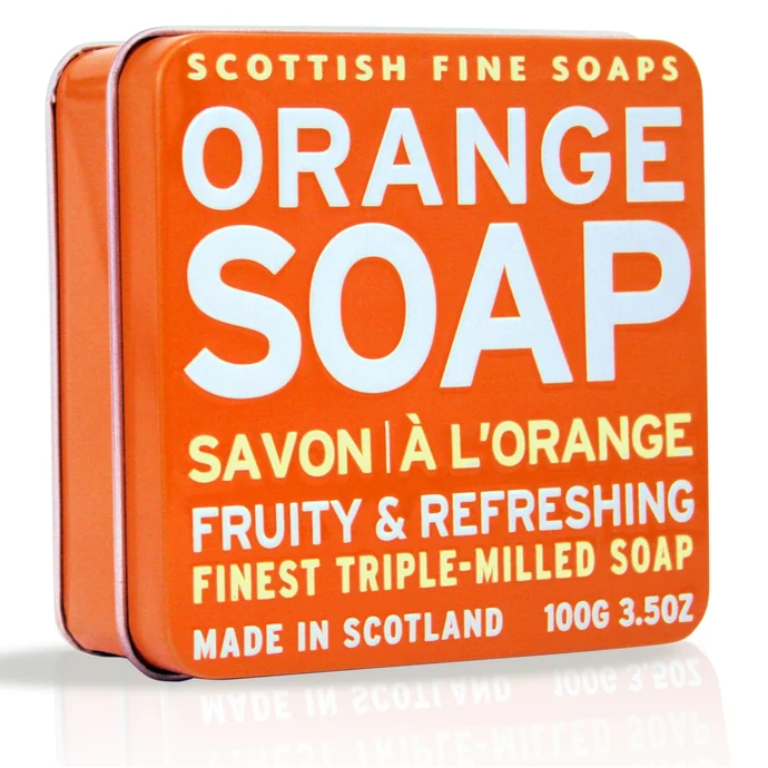 SCOTTISH FINE SOAPS / Dárkové mýdlo v plechovce - pomeranč