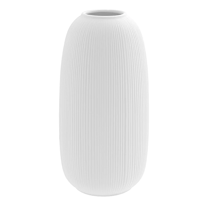 Storefactory / Porcelánová váza ÅBY White 26 cm