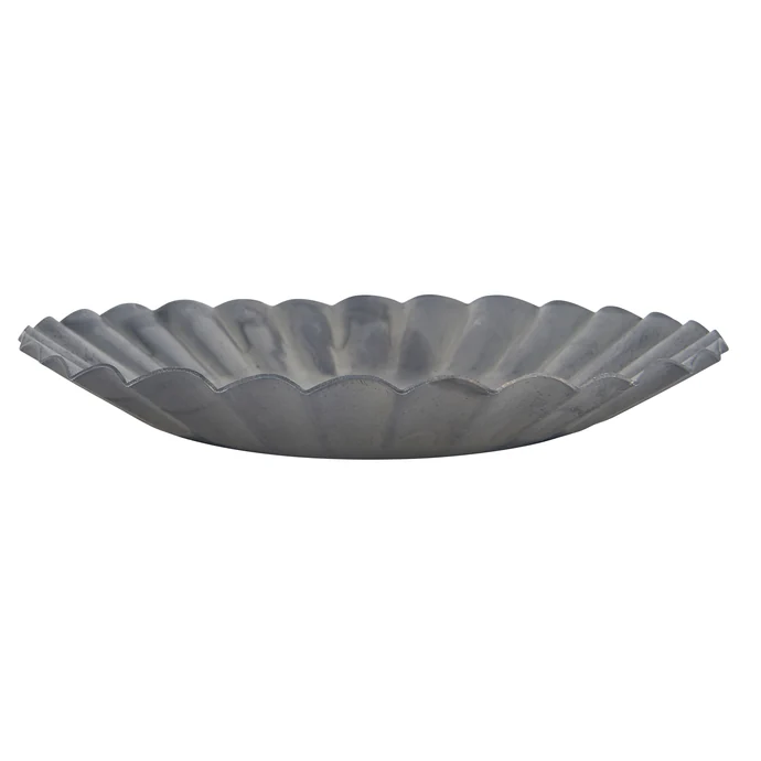 Ib Laursen / Kovový tácek pod svíčku Grey Arches Ø 11 cm