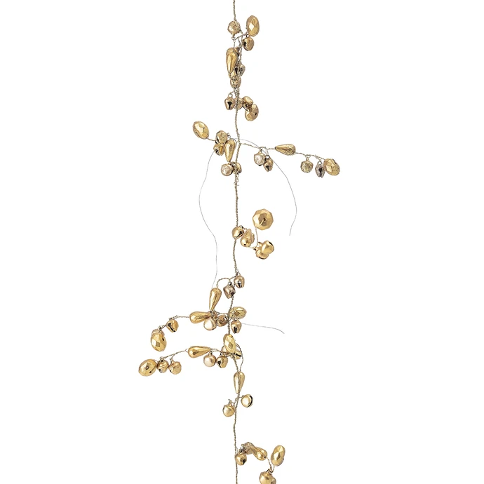 Bloomingville / Kovová girlanda Gold Brass 180 cm