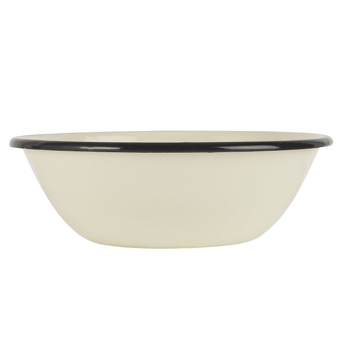IB LAURSEN / Smaltovaná miska Butter Cream 16,5cm