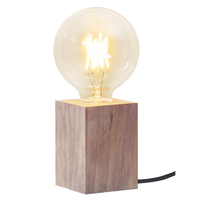 STAR TRADING / Drevená lampa Lys Brown