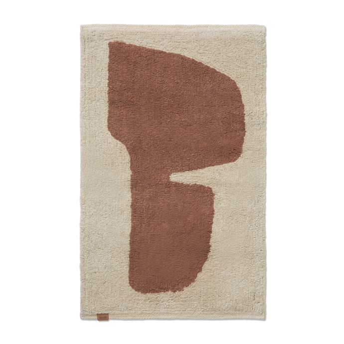 ferm LIVING / Bavlnená kúpeľňová predložka Parchment 50x70 cm
