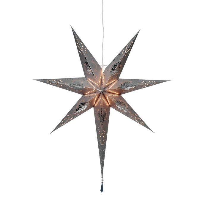 STAR TRADING / Závesná svietiaca hviezda z papiera Skimra