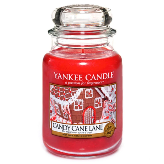 Yankee Candle / Sviečka Yankee Candle 623gr - Candy Cane Lane
