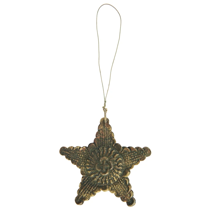 IB LAURSEN / Kovová vianočná ozdoba Antique Star