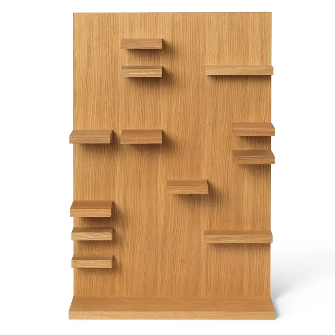 Ferm Living / Nástěnná police Parade Oiled Oak 60 cm