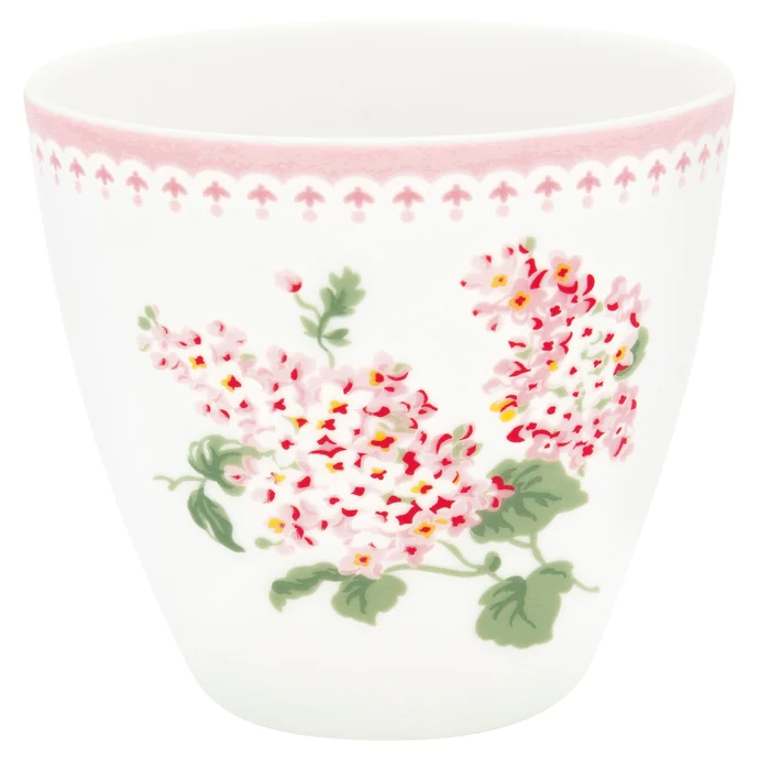 GREEN GATE / Porcelánový Latte cup Luna White 350 ml