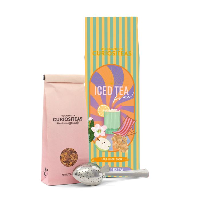 The Cabinet of CURIOSITEAS / Organický ľadový čaj Apple Lemon Ginger 75g + sitko