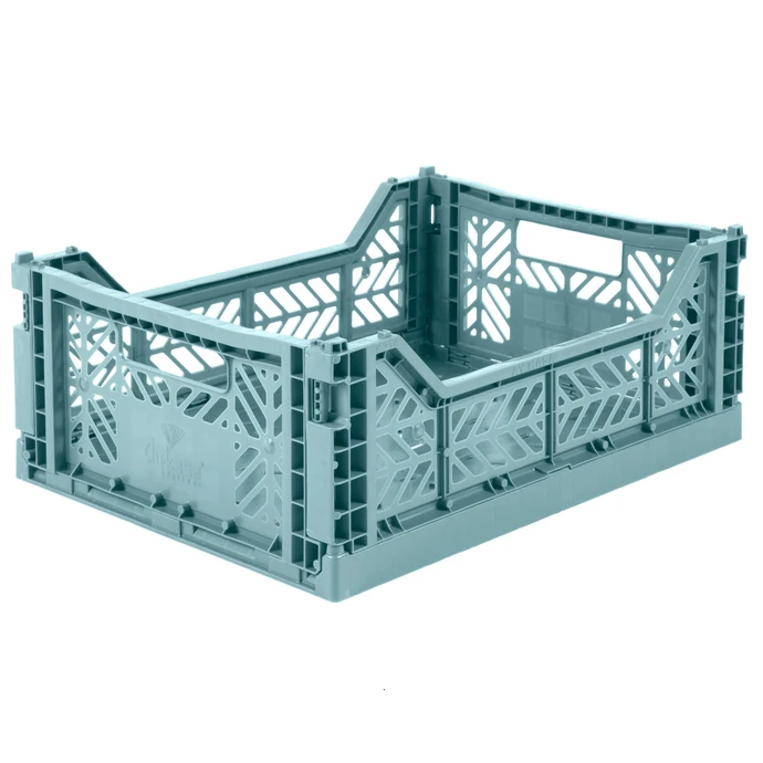 Ay-Kasa / Skládací přepravka Teal - medium