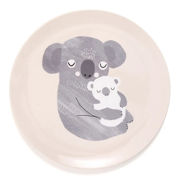 PETIT MONKEY / Detský melamínový tanier Koala 20,3 cm