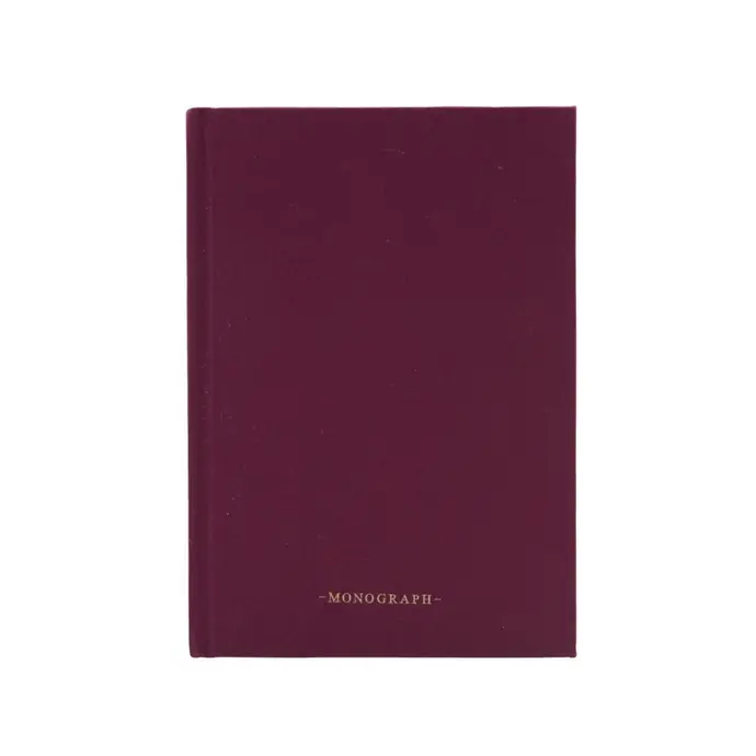 MONOGRAPH / Linkovaný zápisník Bordeaux 14x20cm