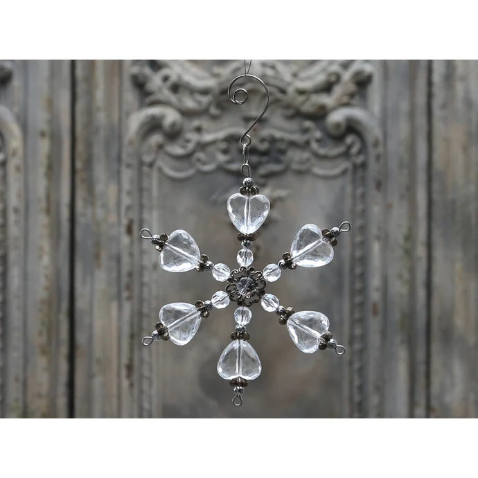 Chic Antique / Dekoratívna hviezda Crystal 13cm