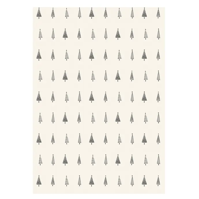 Ib Laursen / Baliaci papier Christmas Forest Cream - 10 m
