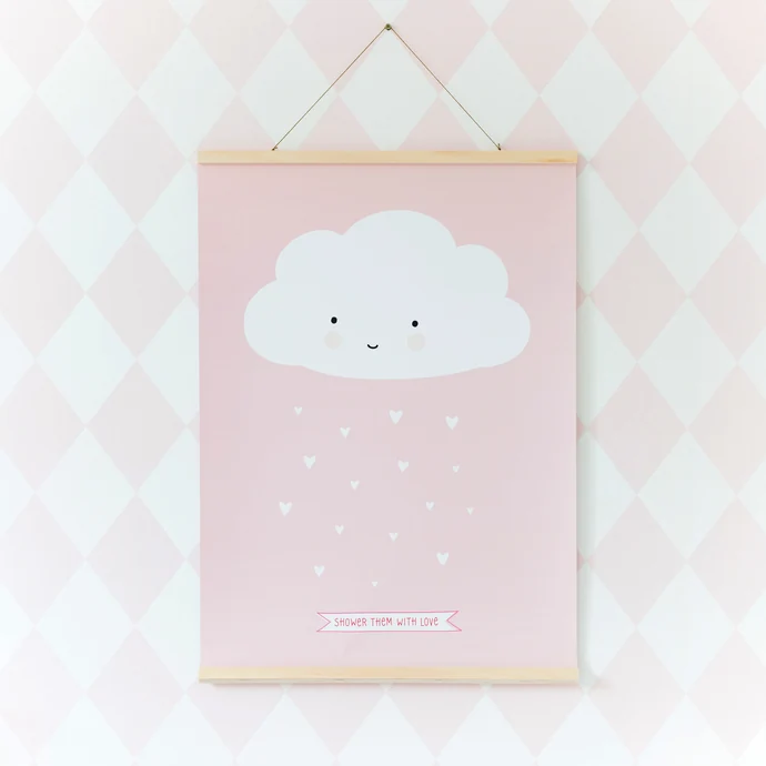 A Little Lovely Company / Plagát do detskej izby Cloud 50 x 70 cm