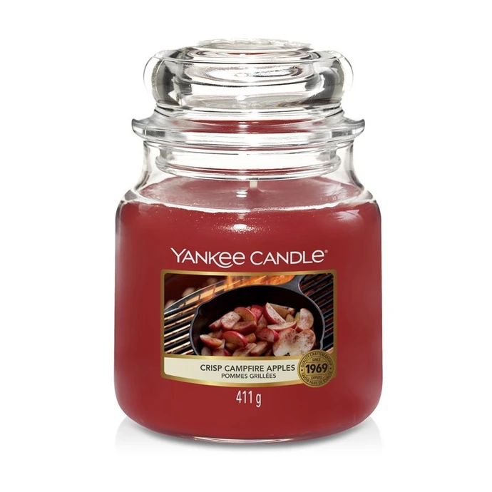 Yankee Candle / Svíčka Yankee Candle 411 g - Crisp Campfire Apples