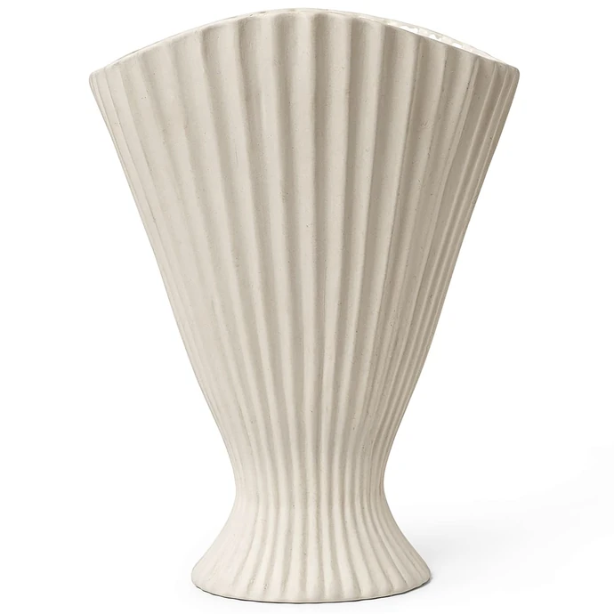 Ferm Living / Dizajnová váza Fountain Off White