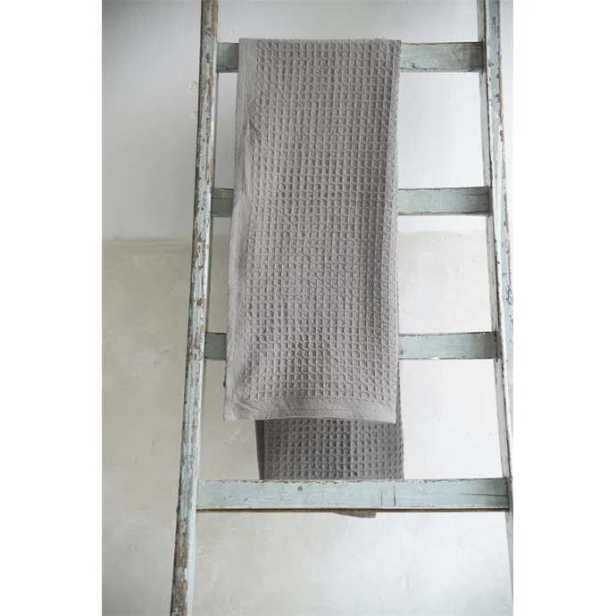 Jeanne d'Arc Living / Bavlněný ručník Waffle Dark Grey 140x70cm