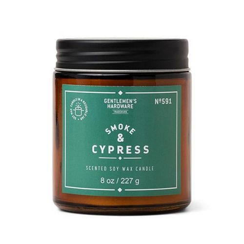 GENTLEMEN'S HARDWARE / Vonná sviečka v skle Smoke & Cypress 227 g