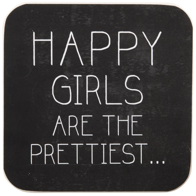 IB LAURSEN / Drevená tabuľka Happy Girls