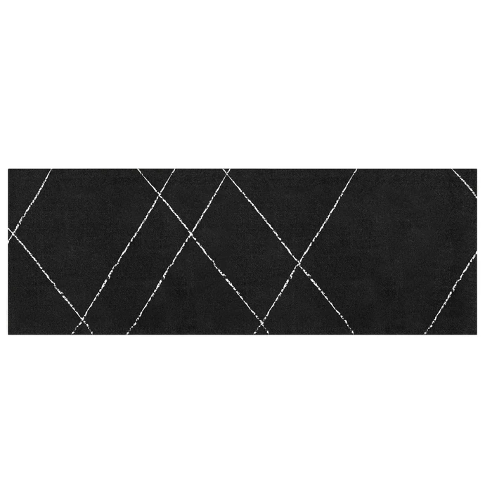 Eulenschnitt / Predložka do kúpeľne Lines Black 150 x 50 cm
