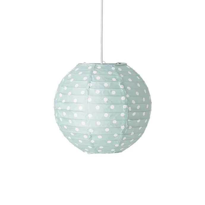 Bloomingville / Závesná papierová lampa Mint/Dot 25cm