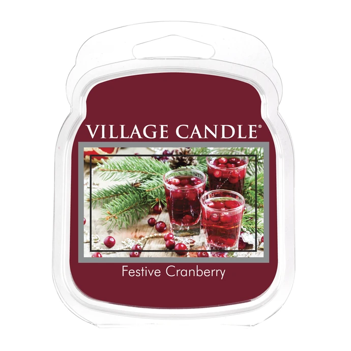 VILLAGE CANDLE / Vosk do aromalampy Festive Cranberry