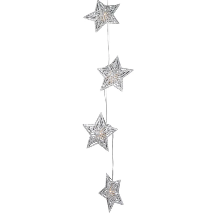 watt & VEKE / Světelný LED řetěz Star Aurora Silver