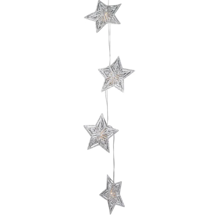 Watt & Veke / Světelný LED řetěz Star Aurora Silver