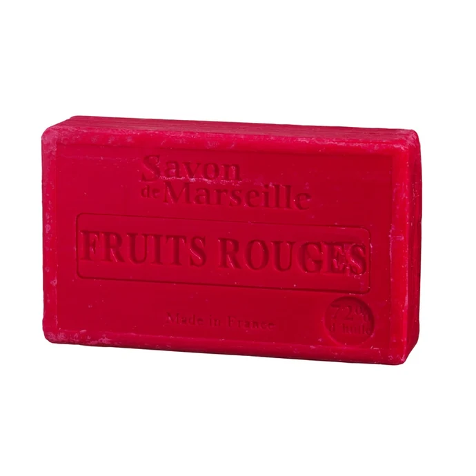 LE CHATELARD / Marseillské mýdlo 100 g - červené ovoce