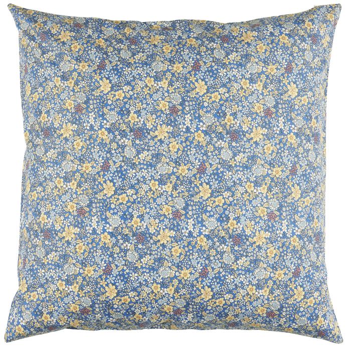 IB LAURSEN / Povlak na polštář Yellow and Blue Flowers 60x60 cm