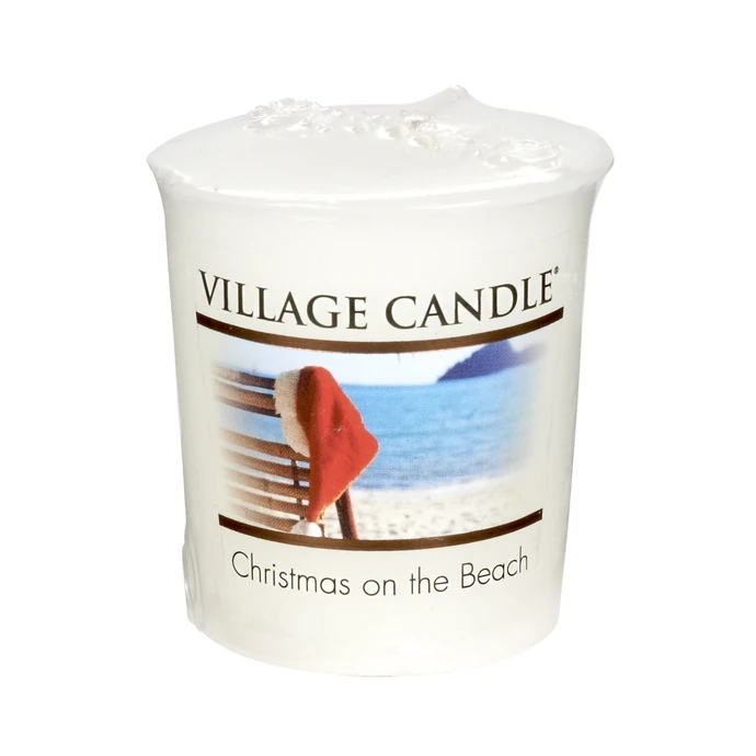 VILLAGE CANDLE / Votívna sviečka Village Candle - Christmas on the beach