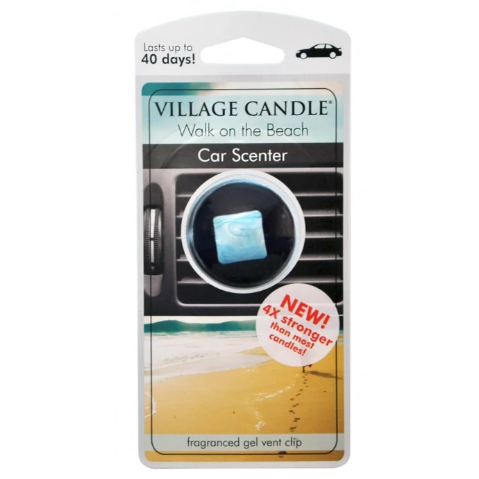 VILLAGE CANDLE / Vůně do auta s klipem Village Candle - Walk on the beach