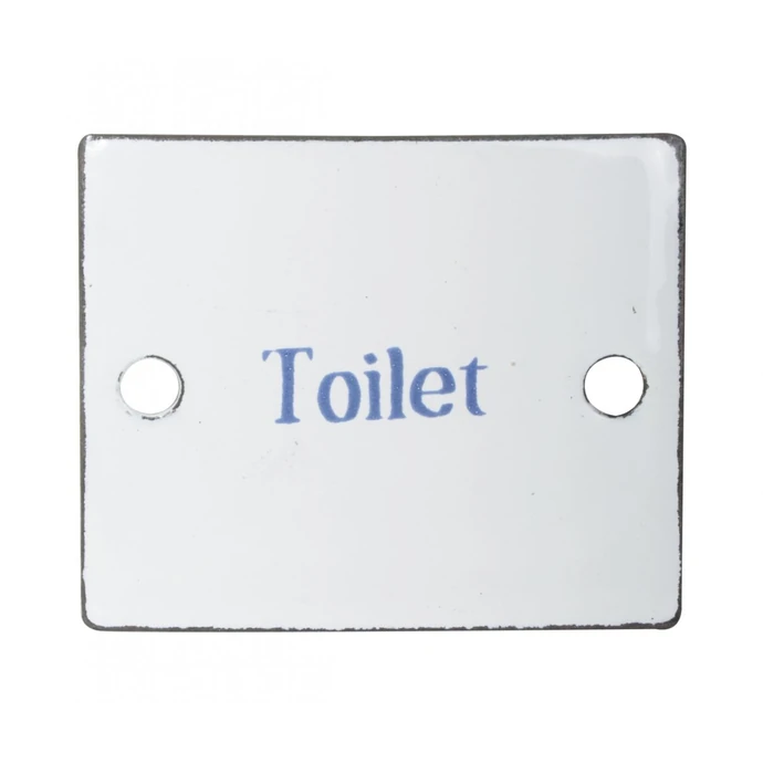 Ib Laursen / Plechová ceduľa Toilet